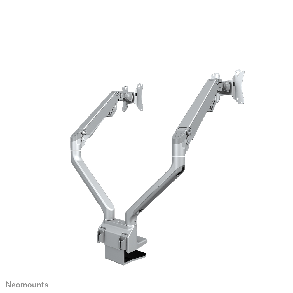 Neomounts Monitor-Tischhalterung - Klemme /Bolzen - 8 kg - 25,4 cm (10 Zoll) - 81,3 cm (32 Zoll) - 100 x 100 mm - Silber