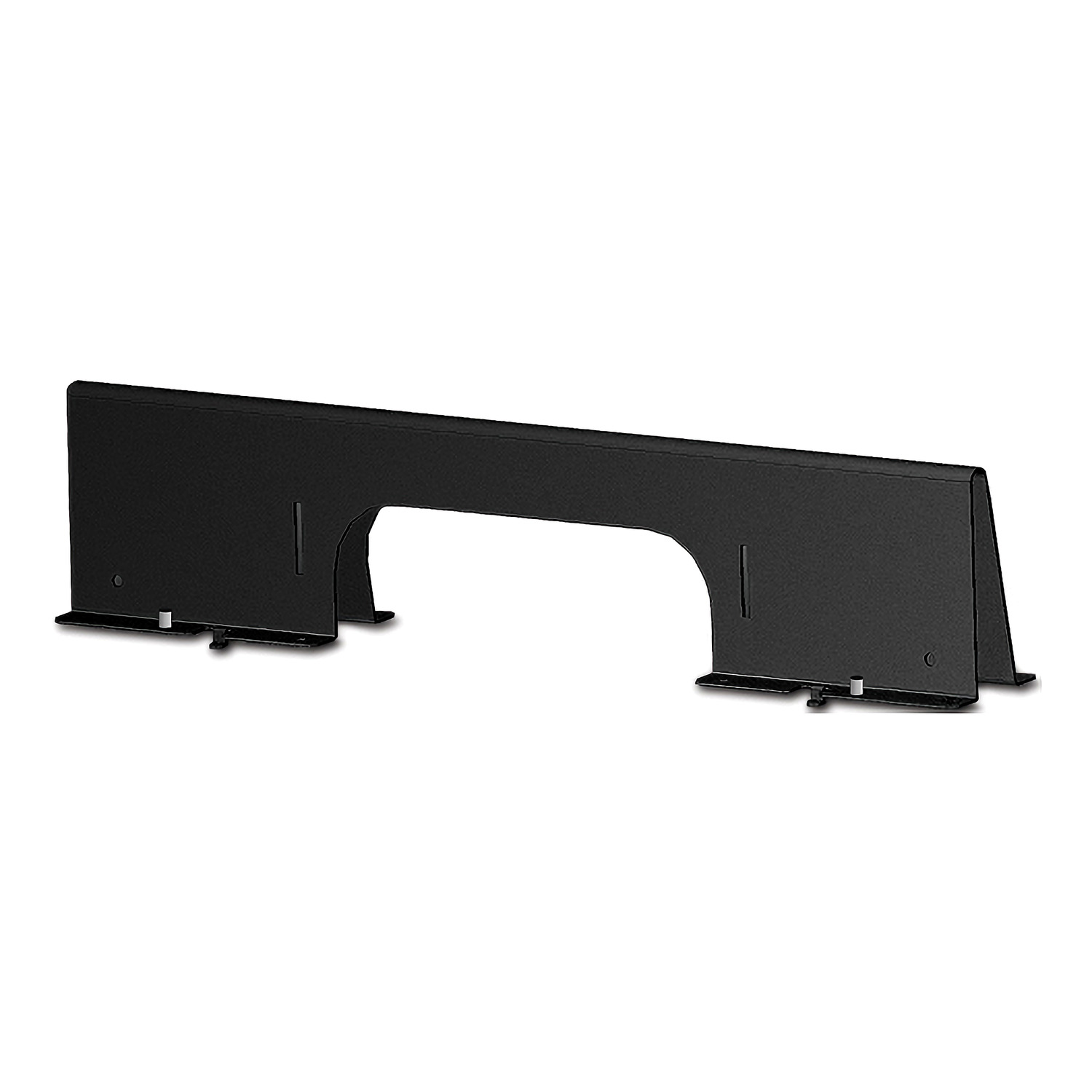 monitorständer, schwarz, desk mount, metall, loch-ausschnitt