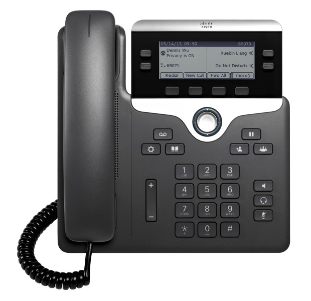 CISCO IP Phone CP-7821-K9 2 Leinen, 3,5" Graustufen-Display, Breitband-Audio, PoE CISCO IP Phone CP-7821-K9 2 Leinen, 3,5" Graustufen-Display, Breitband-Audio, PoE