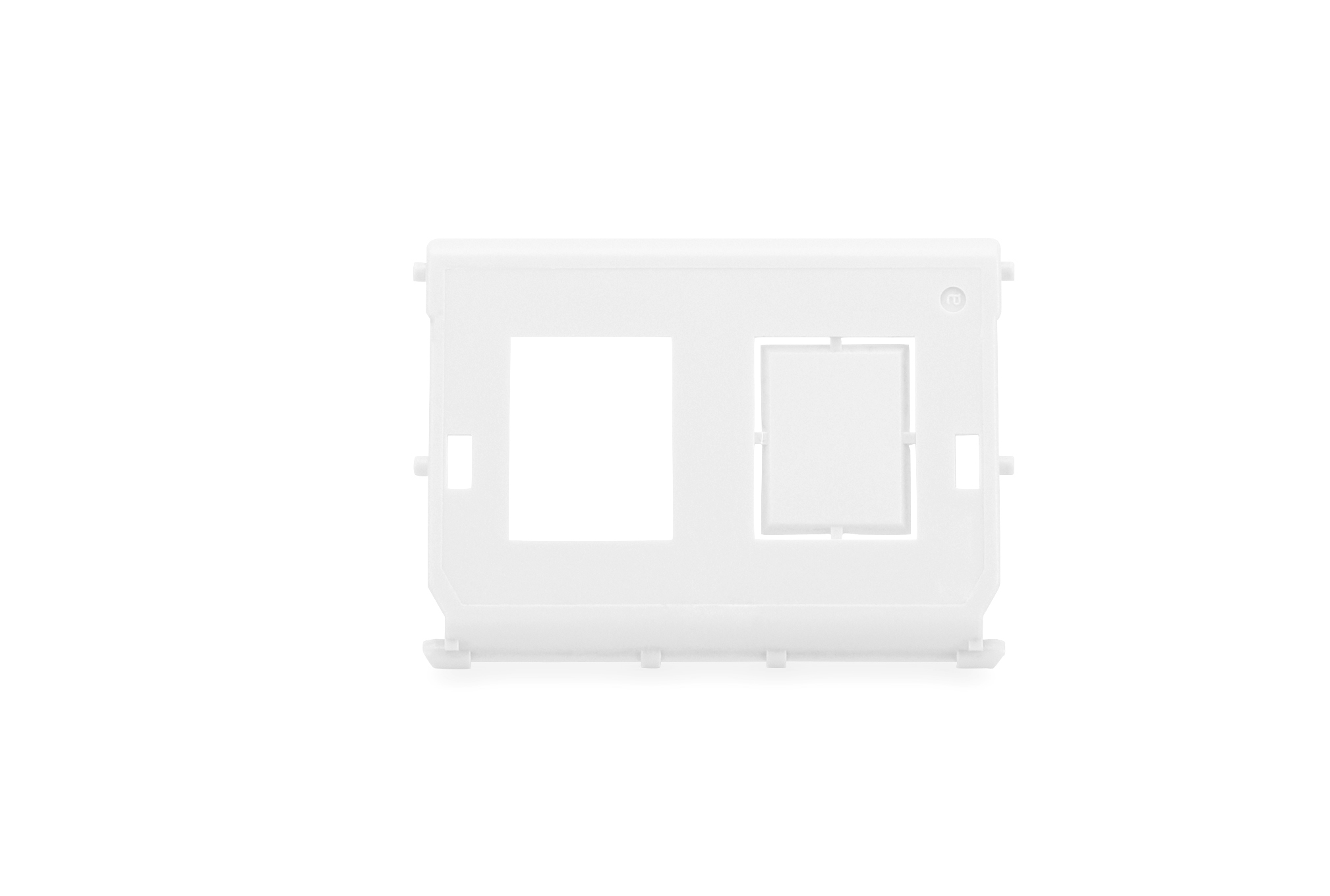 DIGITUS DN-93844-OD-1 Einsatz für Datenanschlussdose für Keystone Module, IP44, Aufputz mit Klappdeckel DIGITUS DN-93844-OD-1 Einsatz für Datenanschlussdose für Keystone Module, IP44, Aufputz mit Klappdeckel