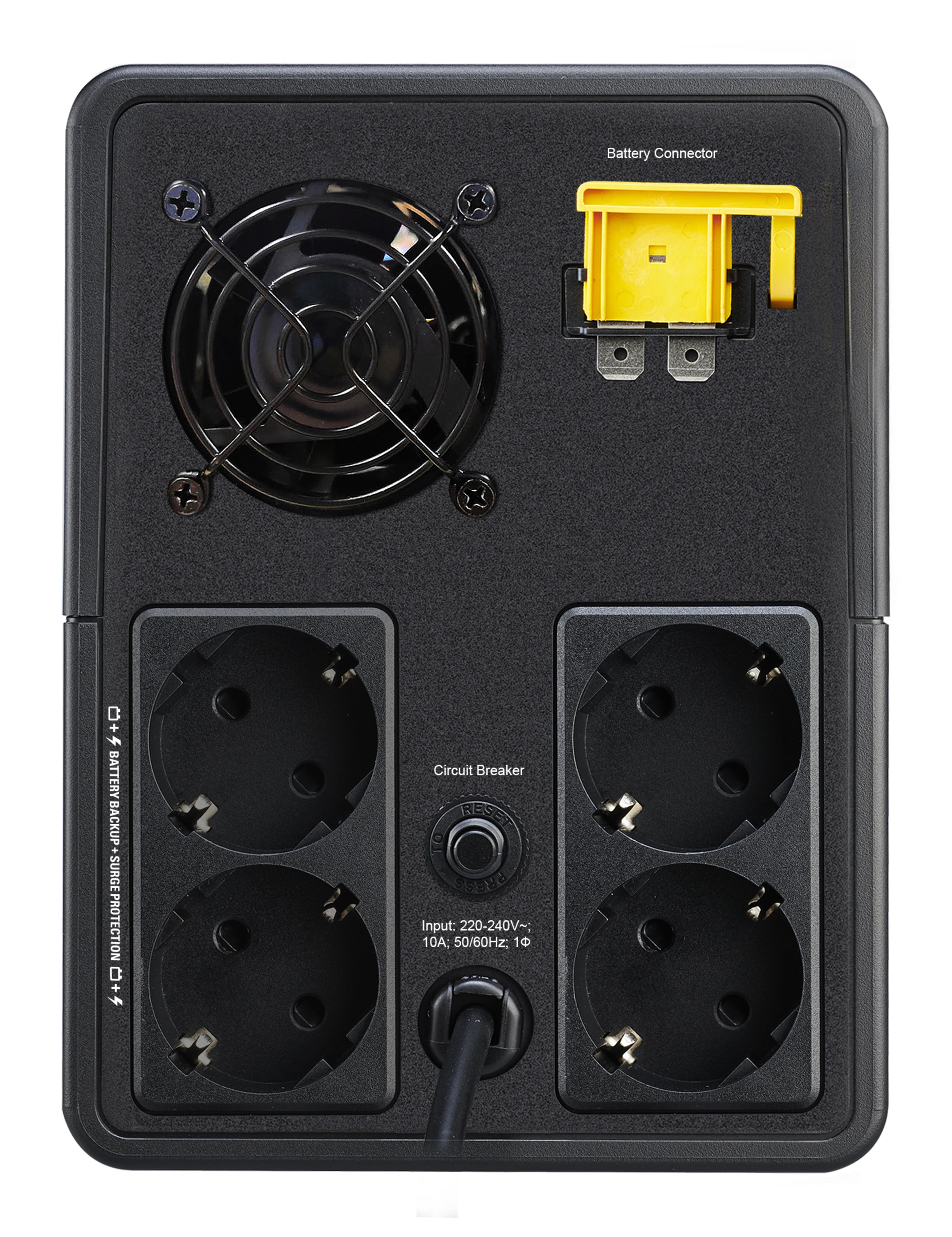 APC BVX2200LI-GR - Easy UPS 2200VA, 230V, AVR, Schuko Sockets APC BVX2200LI-GR - Easy UPS 2200VA, 230V, AVR, Schuko Sockets