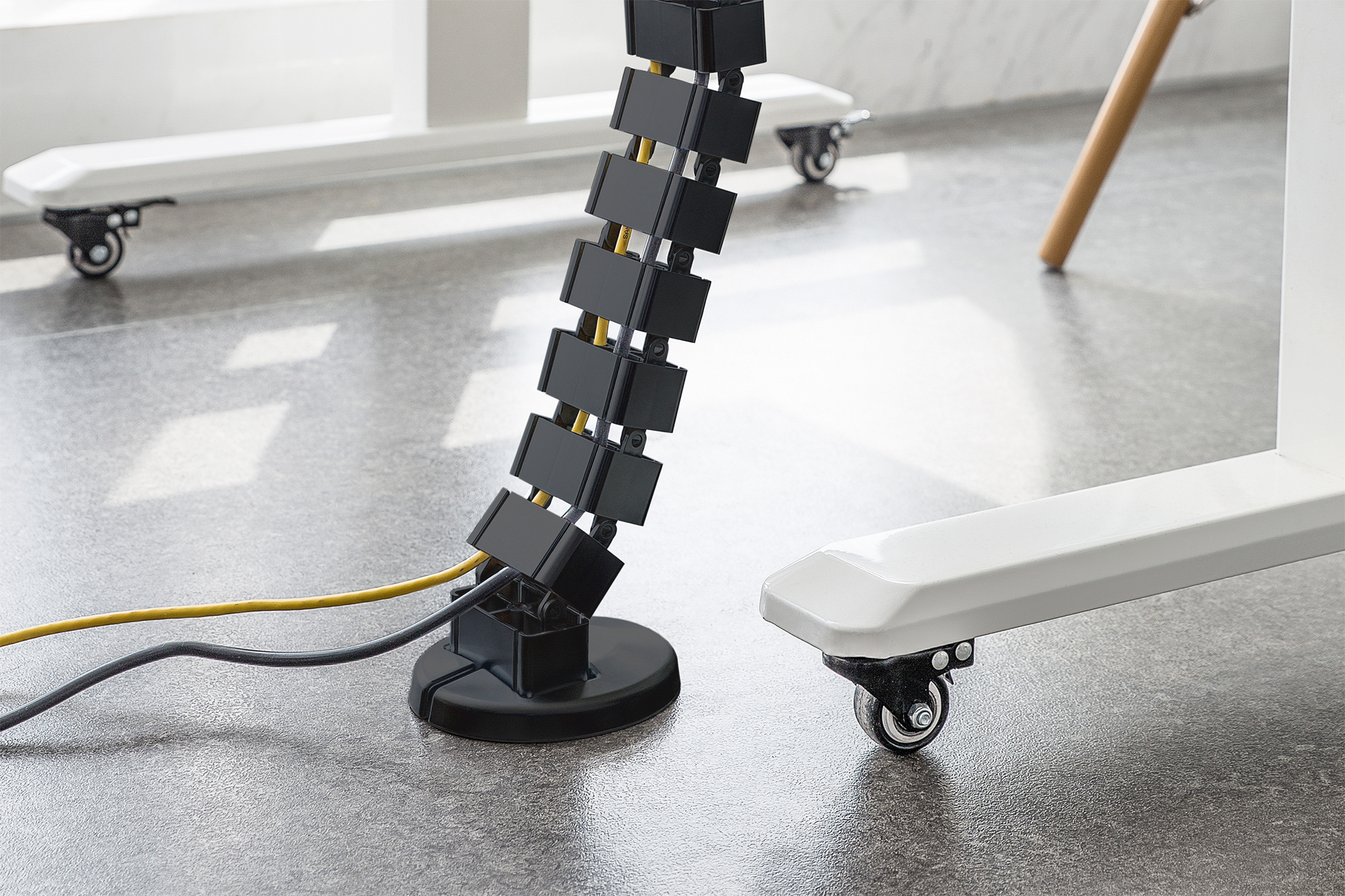 robot-arm, rack, kabel, grundplatte, rollhocker