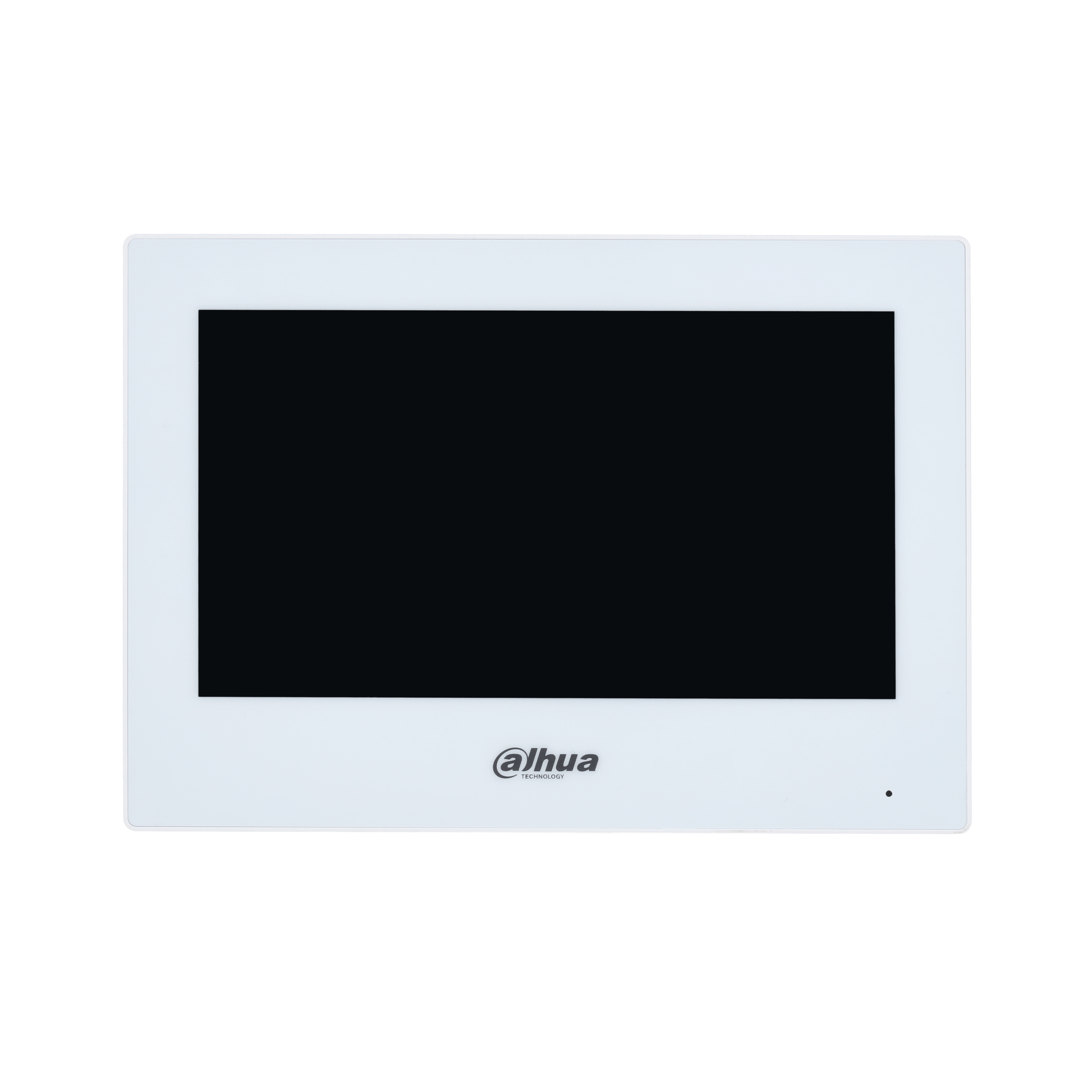 Video-Türsprechanlage, Innenmonitor, Touchscreen, weißes Gehäuse
