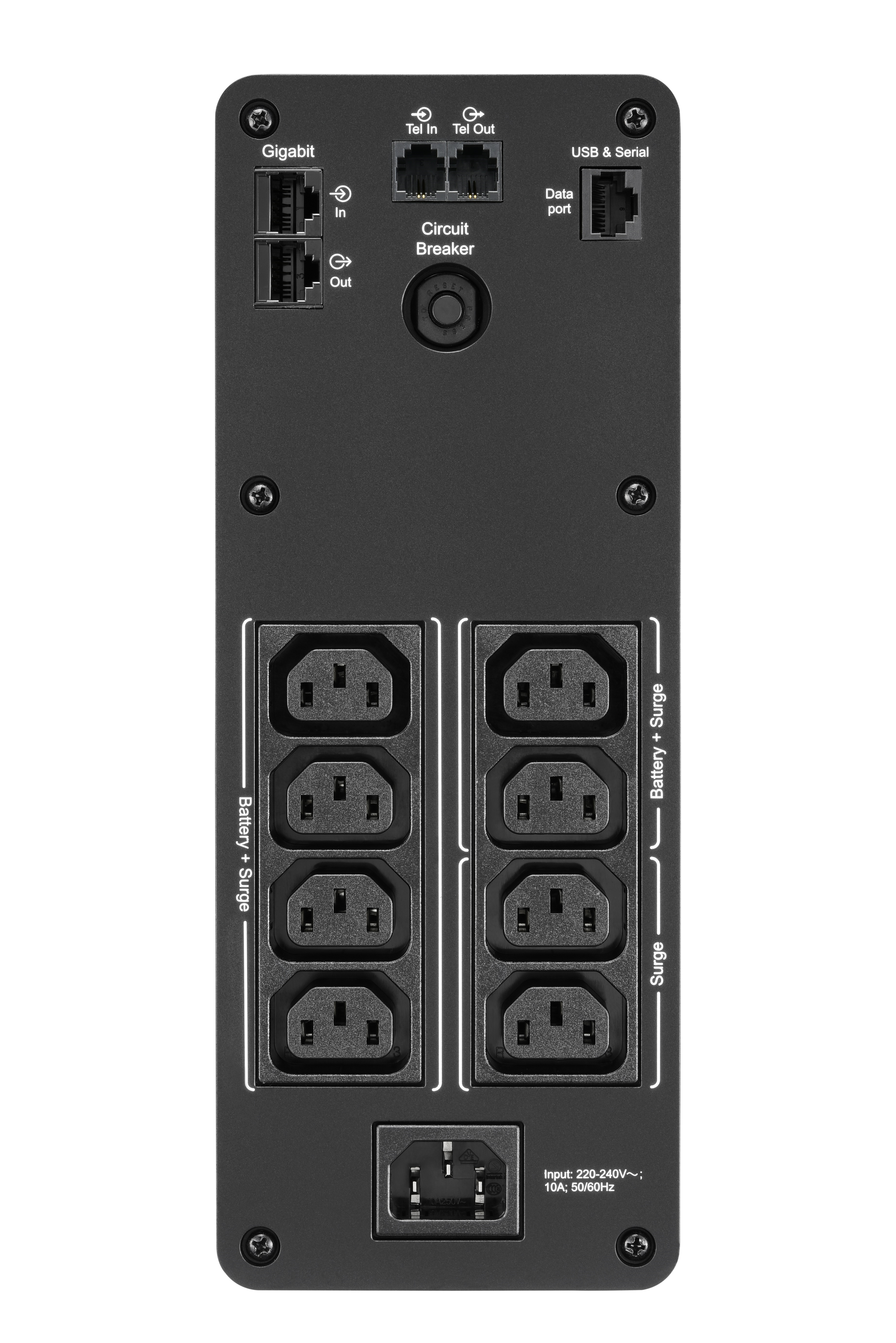 APC BR1600SI - Back UPS Pro BR 1600VA, Sinewave,8 Outlets, AVR, LCD interface