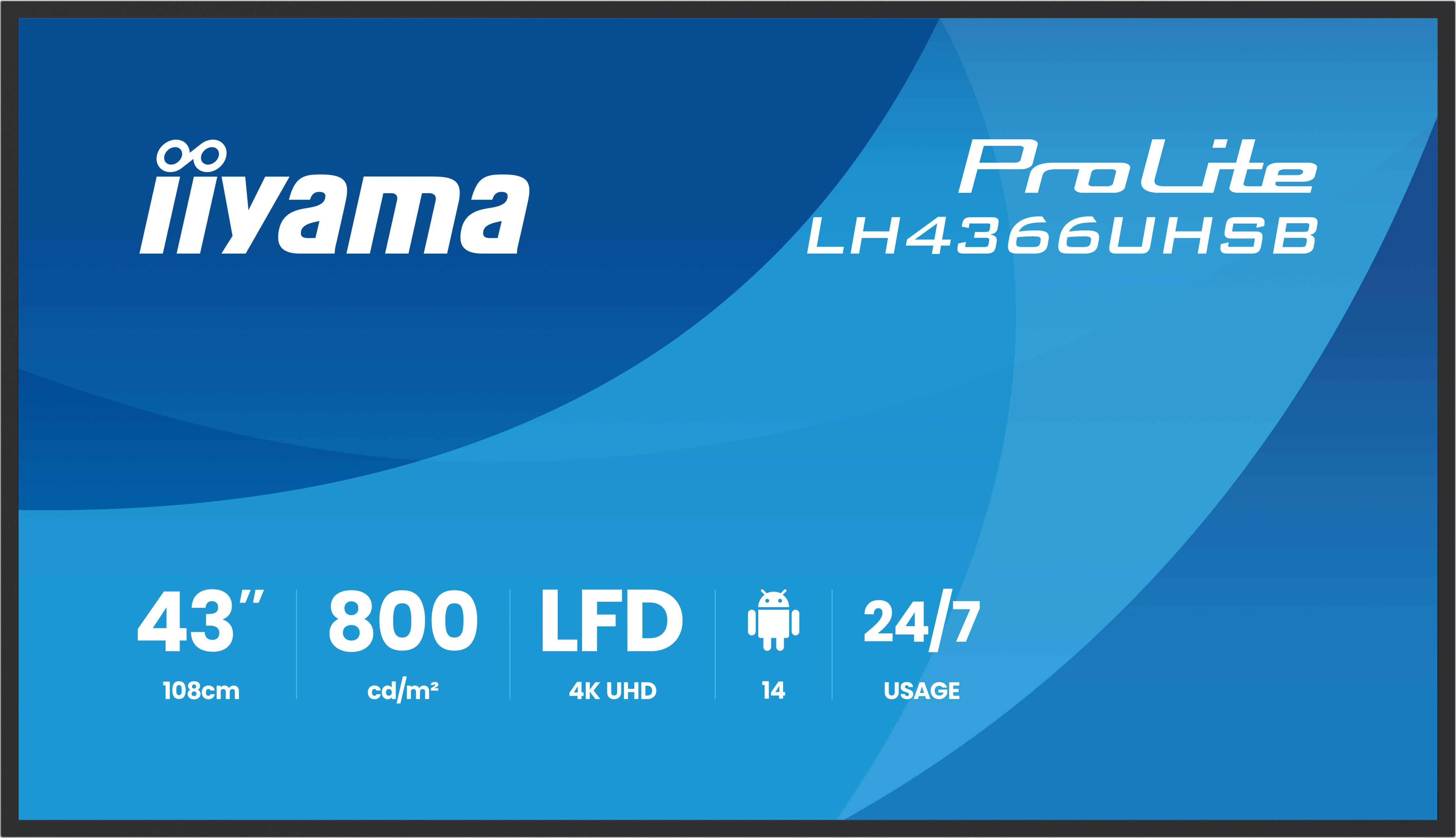 Fernseher, LED, 43 Zoll, 4K, UH D