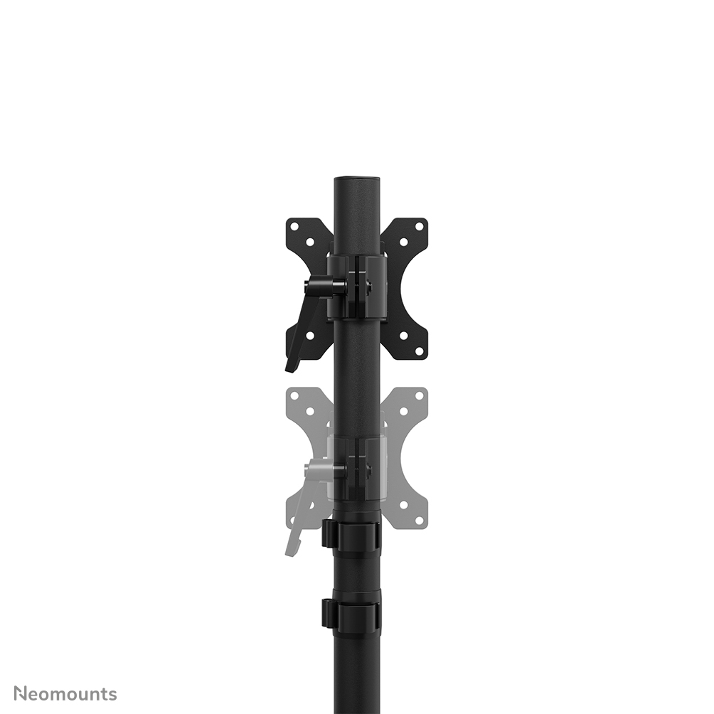 Monitorarm, VESA adapter, Klemme, Schwarz, Halterung