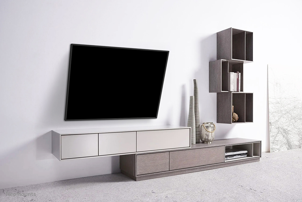 Neomounts Select TV-Wandhalterung - 109,2 cm (43 Zoll) - 2,49 m (98 Zoll) - 100 x 100 mm - 800 x 400 mm - 0 - 12 Grad  - Schwarz