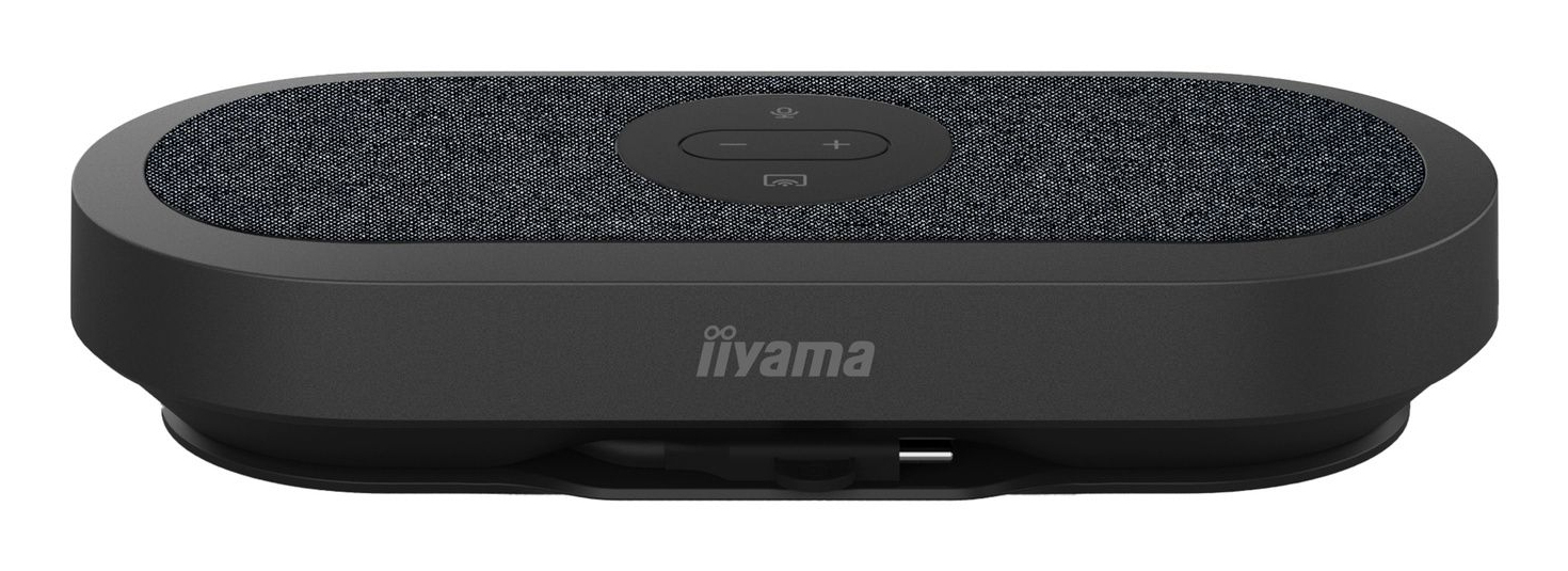 Bluetooth-Lautsprecher, Tragbar, Schwarz, Zentrales Bedienelement, USB-C-Anschluss