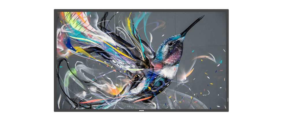 Hummingbird, Abstractkunst, Gerahmtes Poster, Bunte Federn, Vogel illustration