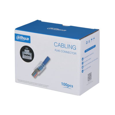 Dahua CCTV Cabling, DH-PFM976-631-PT, UTP CAT6 15U' Pass Through RJ45 Connector Dahua CCTV Cabling, DH-PFM976-631-PT, UTP CAT6 15U' Pass Through RJ45 Connector