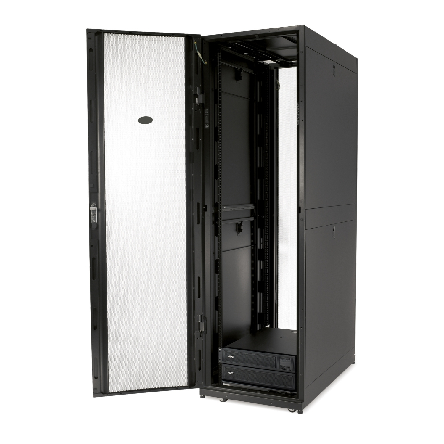 APC helter SX 42U 600mm Wide x 1070mm Deep Enclosure without rear doors APC helter SX 42U 600mm Wide x 1070mm Deep Enclosure without rear doors