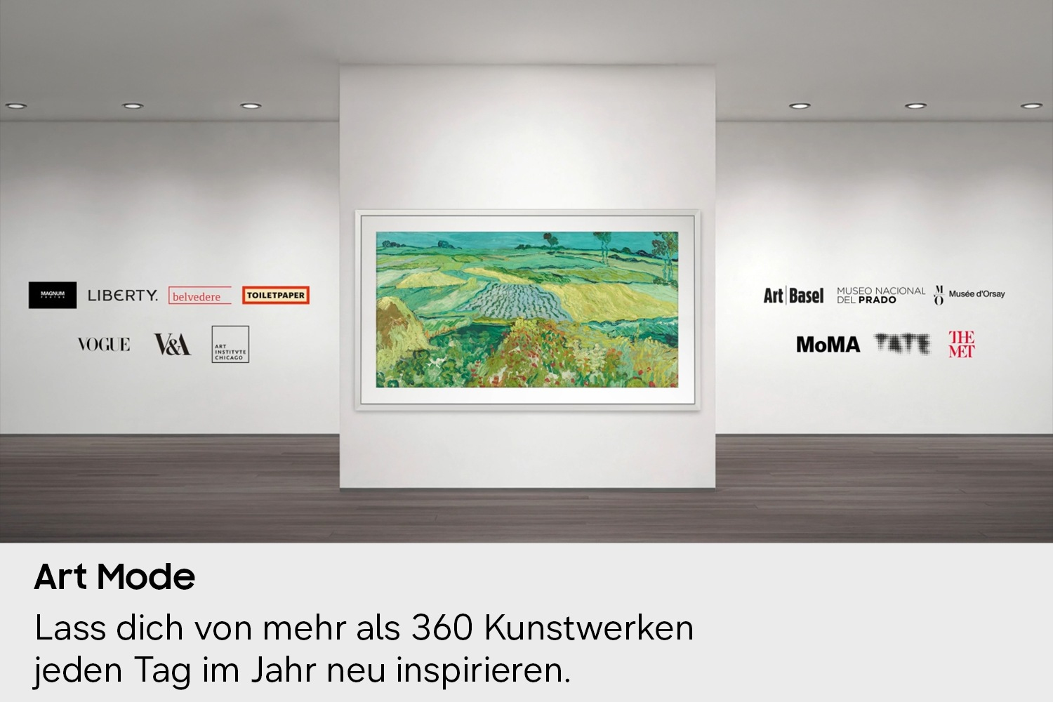 Kunstwerk, Landschaft, Gemälde, Rahmen, Galeriewand