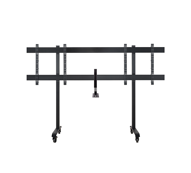 B-TECH SYSTEM X - XXL Twin Screen VC Bolt-Down Stand (VESA 1000 x 800) BT8538/BB Ablage