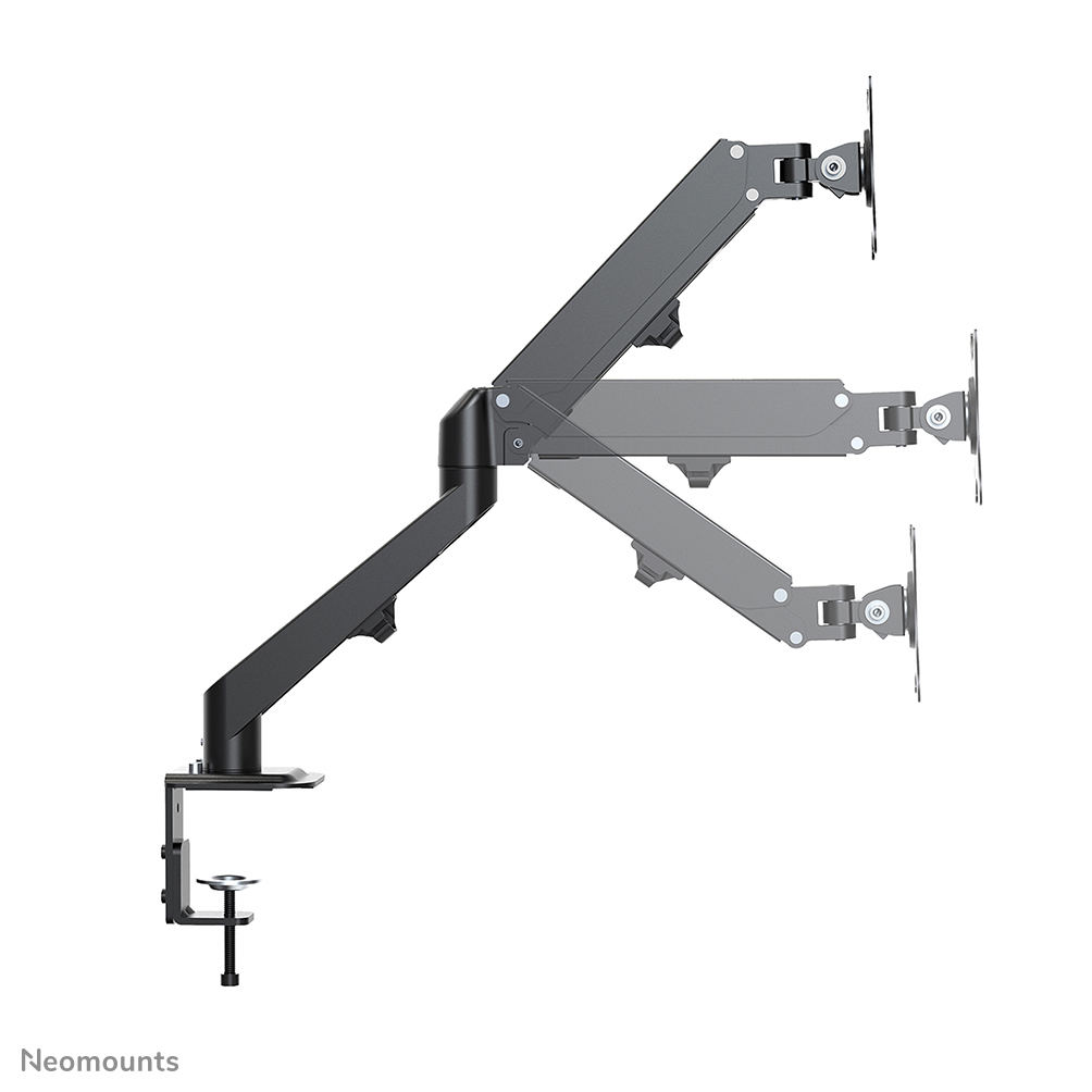 Neomounts Monitor-Tischhalterung - Klemme - 7 kg - 43,2 cm (17 Zoll) - 68,6 cm (27 Zoll) - 100 x 100 mm - Schwarz