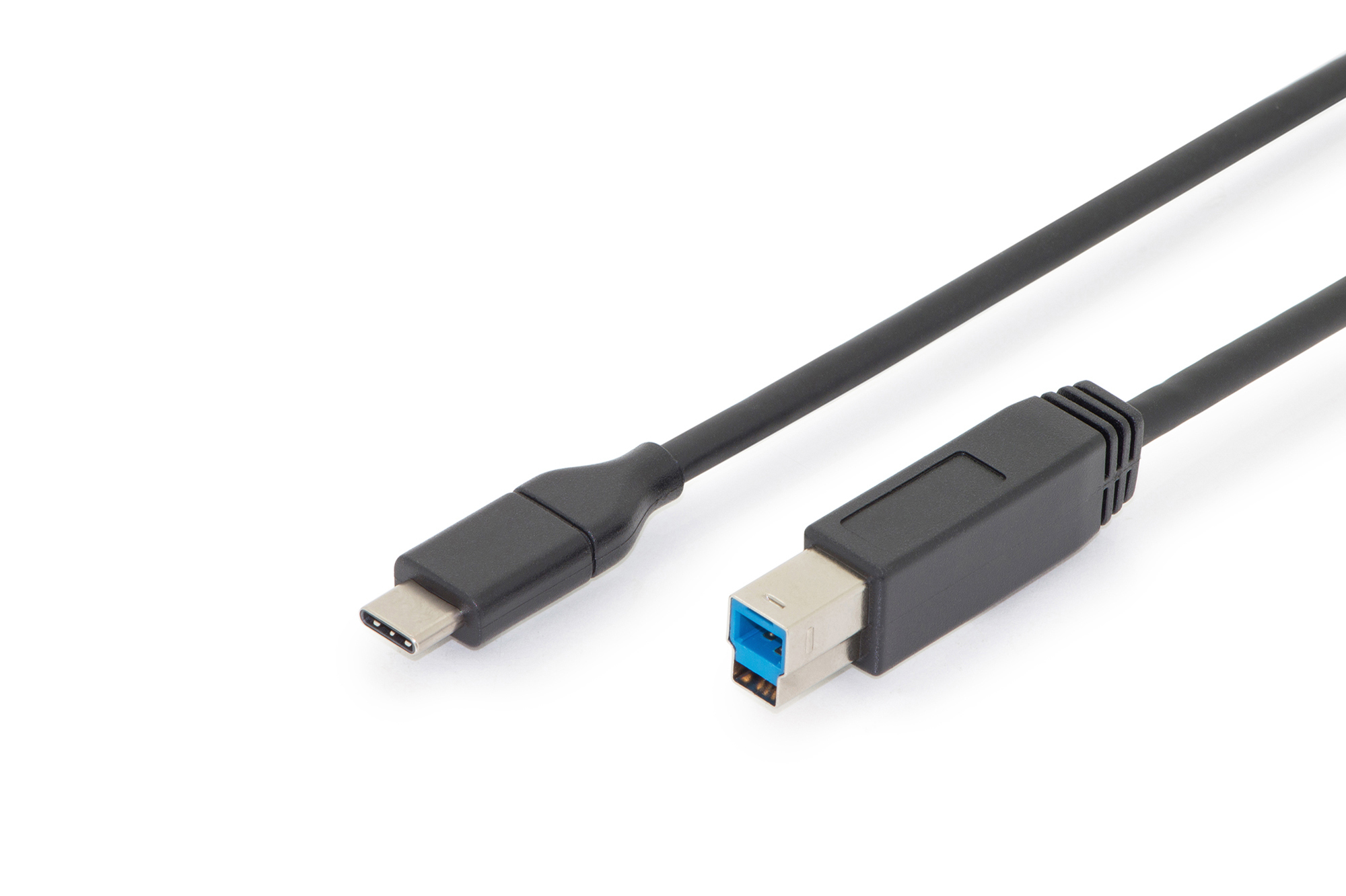DIGITUS AK-300149-018-S USB Type-C Verbindungskabel, Typ C auf B St/St, 1.8m