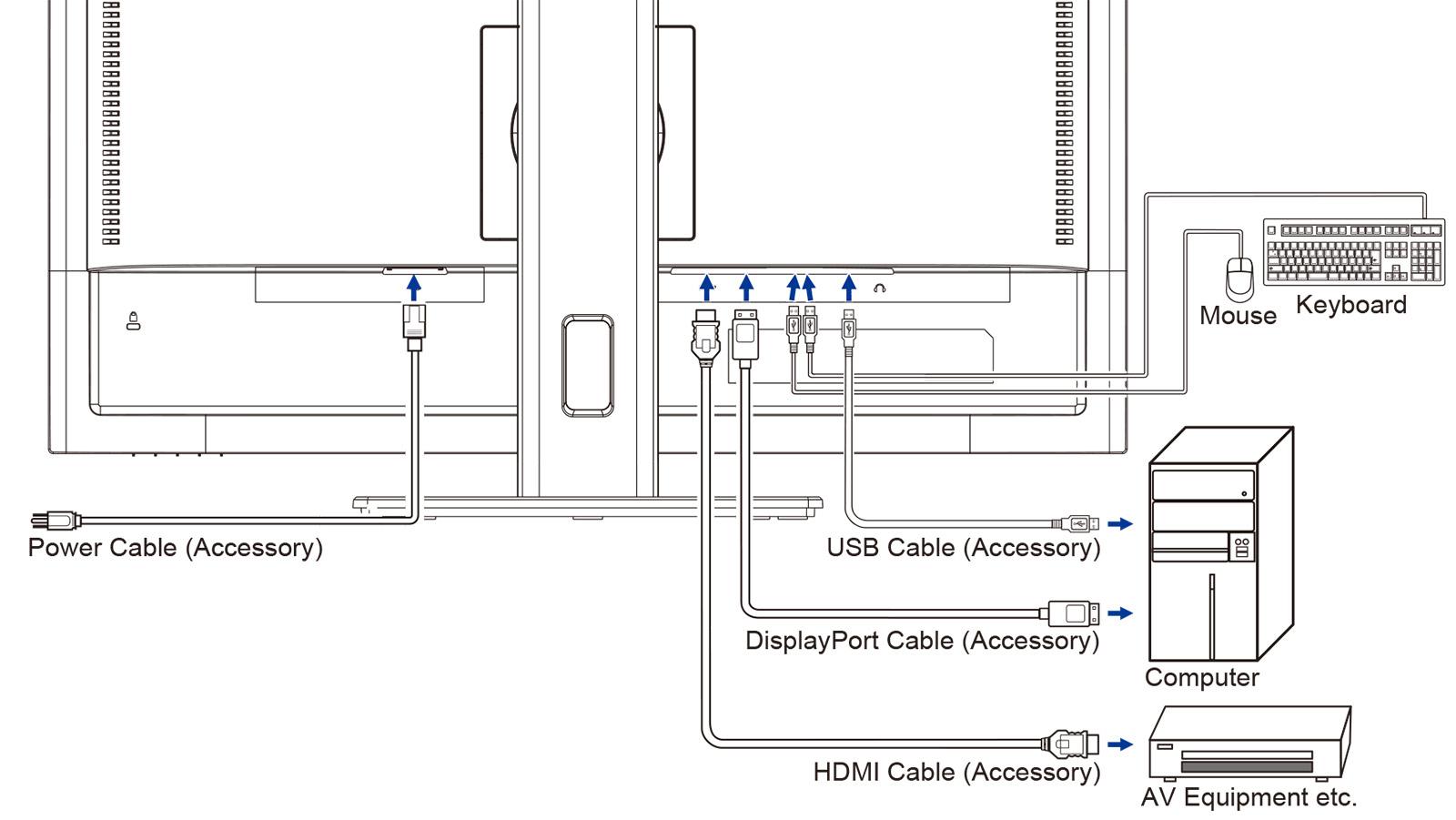 IIYAMA Monitor XUB2797QSU-B2 inkl. 5 Jahre Hersteller-Garantie CAD-Diagramm, Diagramm