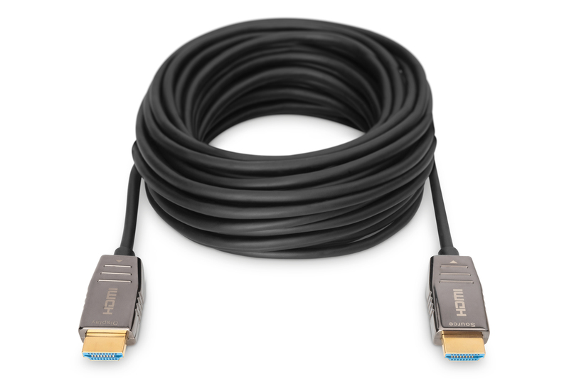 HDMI-Kabel, Kabel, HDMI 2.0, Doppelseitig, schwarz