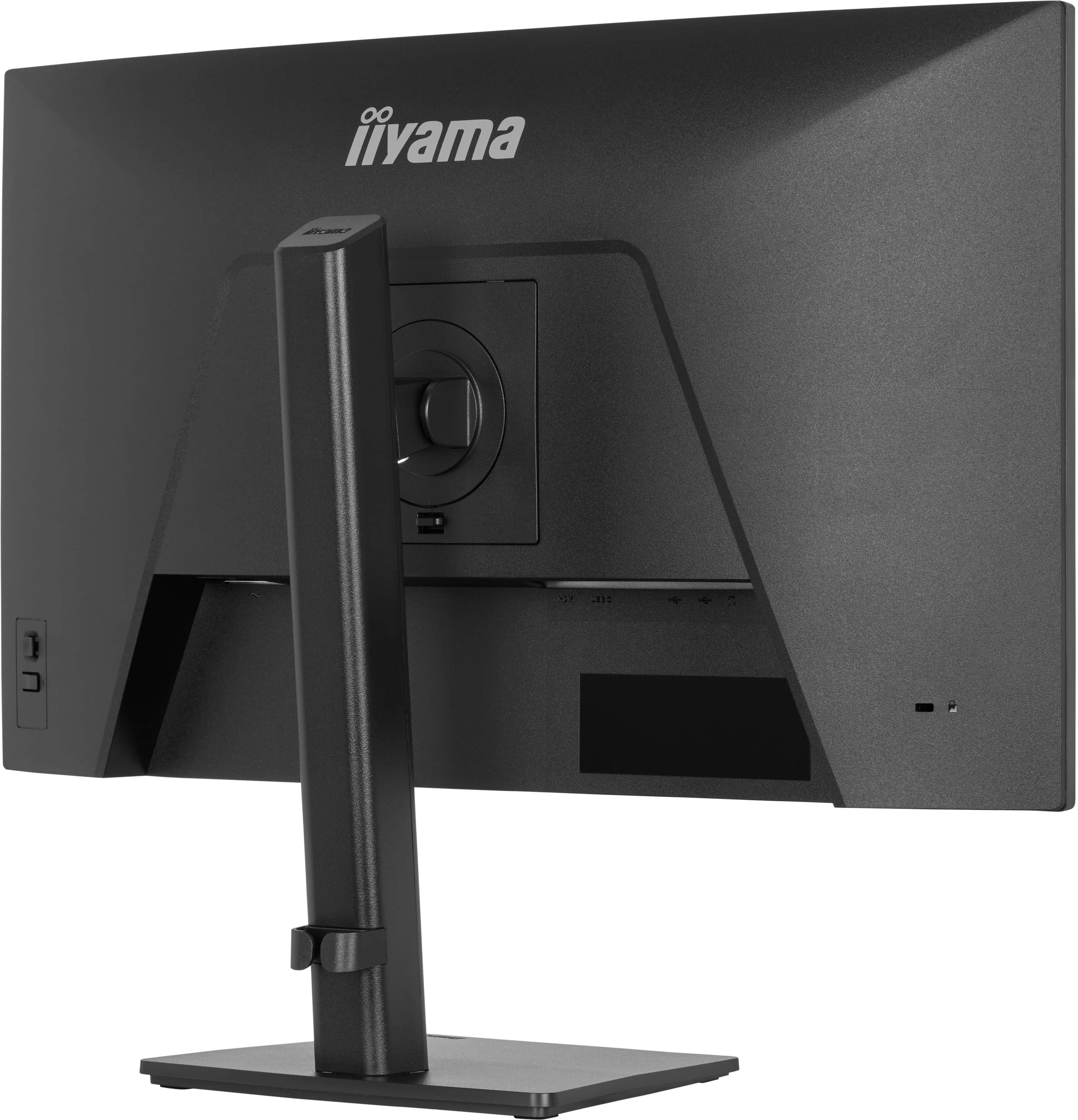monitor, computer monitor, flaches Display, verstellbarer Stand, schwarz
