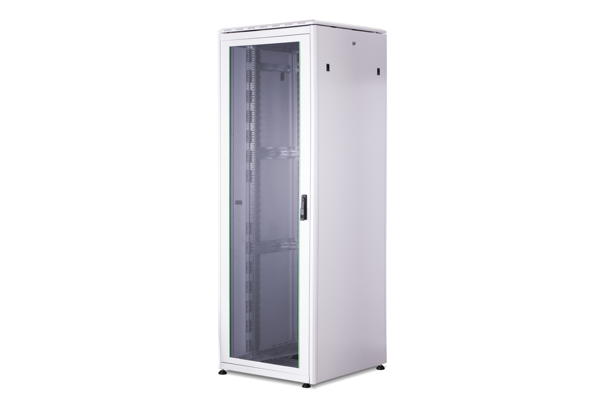 DIGITUS DN-19 47U-8/8-1 Netzwerkschrank Unique Serie - 800x800 mm (BxT) Gerät, Elektrisches Gerät, Kühlschrank, Kabinett, Mobiliar