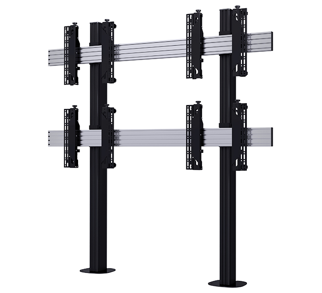 B-TECH SYSTEM X - 2 x 2 Universal Bolt-Down Videowall Mounting System with Micro-Adjustment for 46-60" Displays BT8372-2x2/BB B-TECH SYSTEM X - 2 x 2 Universal Bolt-Down Videowall Mounting System with Micro-Adjustment for 46-60" Displays BT8372-2x2/BB