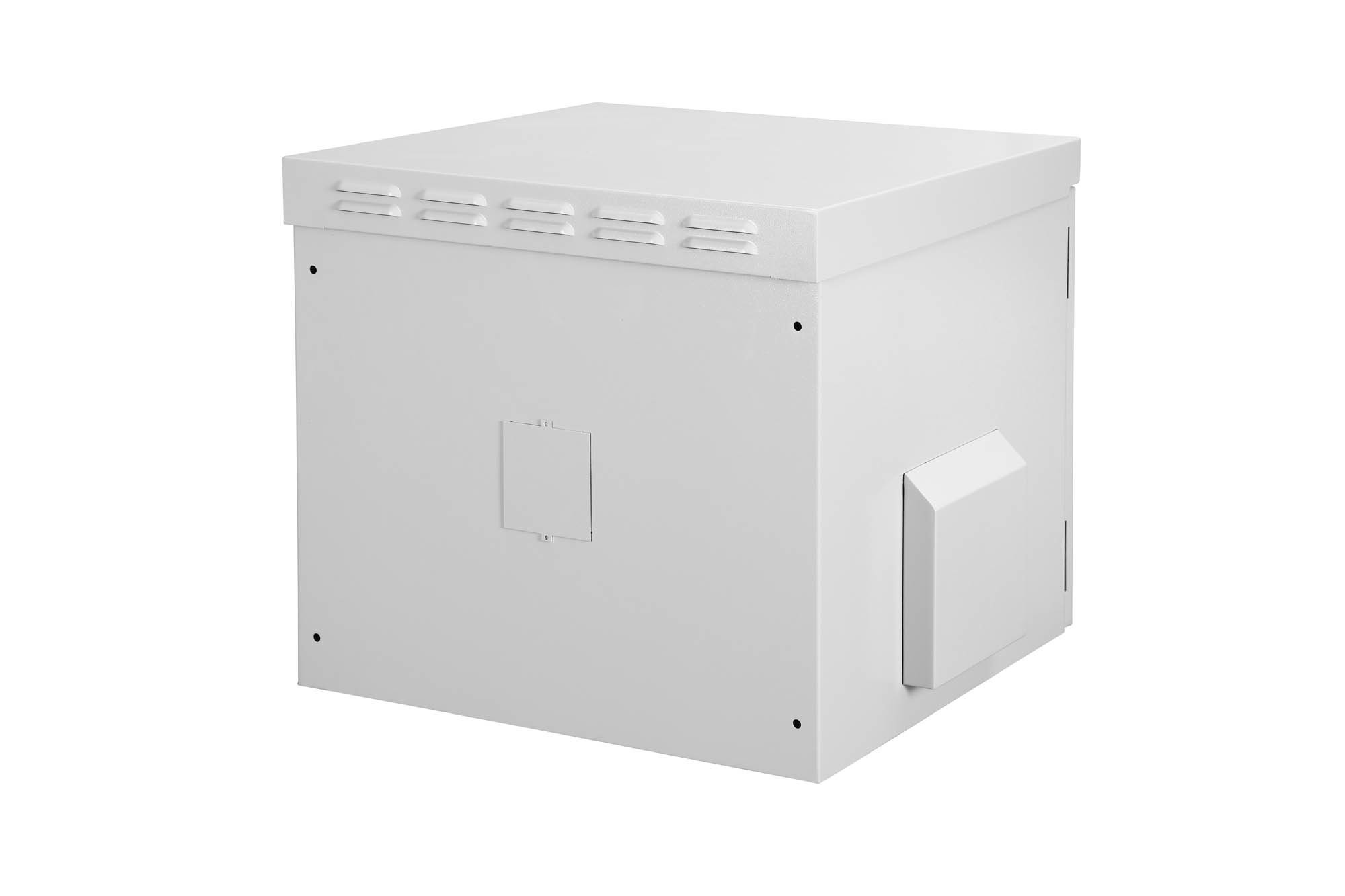 Metallgehäuse, Elektroschrank, Weiß, Lüftungsschlitze