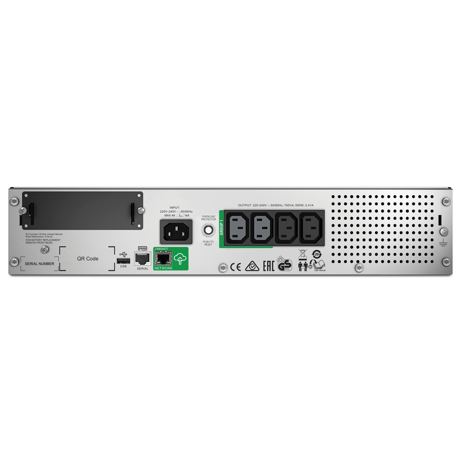 APC SMT750RMI2UC - Smart-UPS 750VA LCD RM 2U 230V mit SmartConnect APC SMT750RMI2UC - Smart-UPS 750VA LCD RM 2U 230V mit SmartConnect