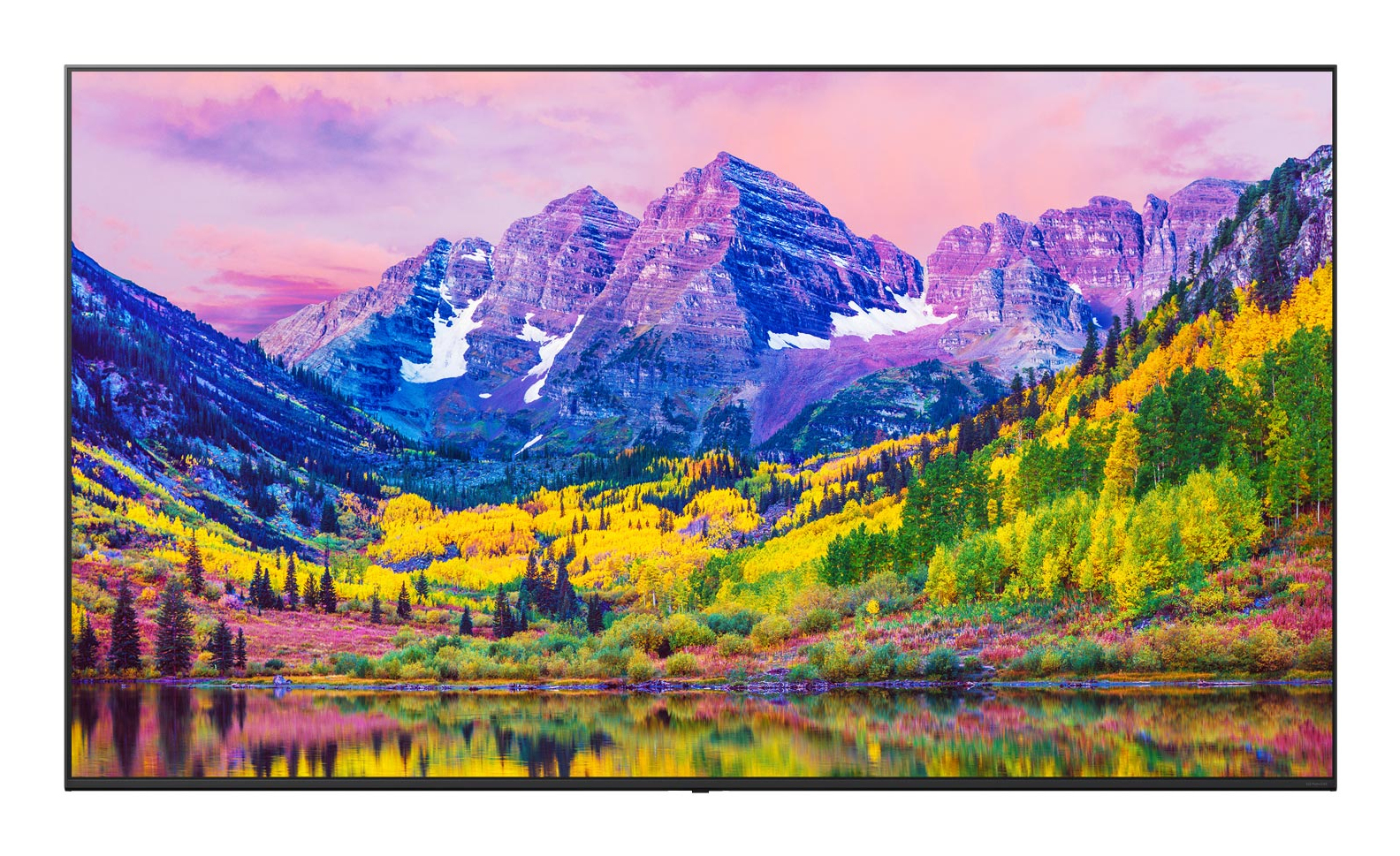Fernseher, Flachbildschirm, Mountain landscape, 4K, HDR