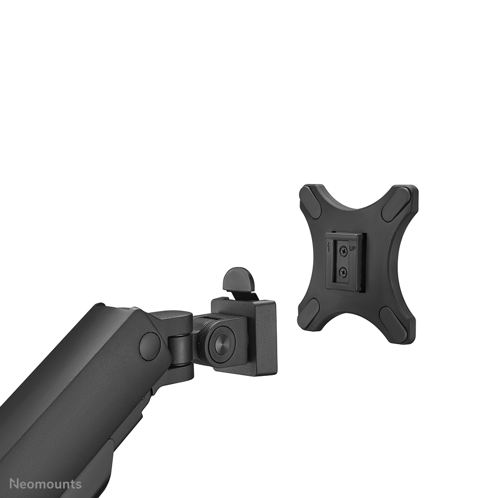 Neomounts Select Desk Mount double display topfix clamp &grommet