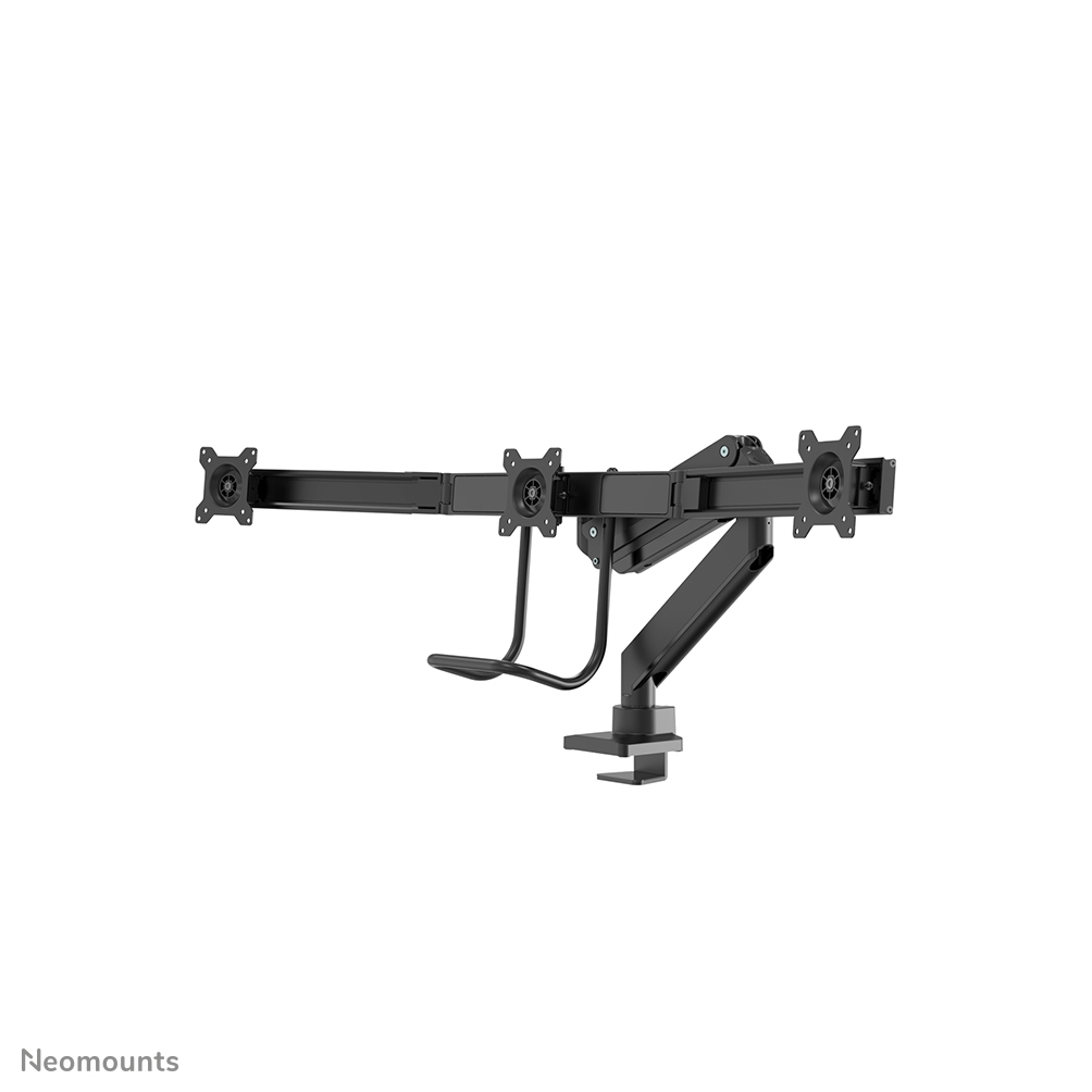 Neomounts NM-D775DX3BLACK Monitorarm 17-27" - Gasfeder - Topfix - 180°-Stopp Neomounts NM-D775DX3BLACK Monitorarm 17-27" - Gasfeder - Topfix - 180°-Stopp