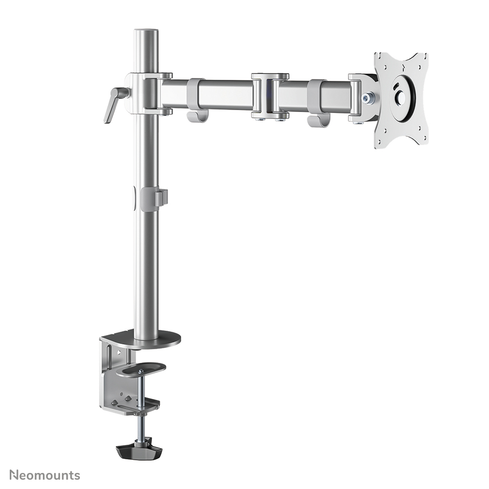 Neomounts Select Flachbild Tischhalterung - Klemme /Bolzen - 8 kg - 25,4 cm (10") - 76,2 cm (30") - 100 x 100 mm - Silber
