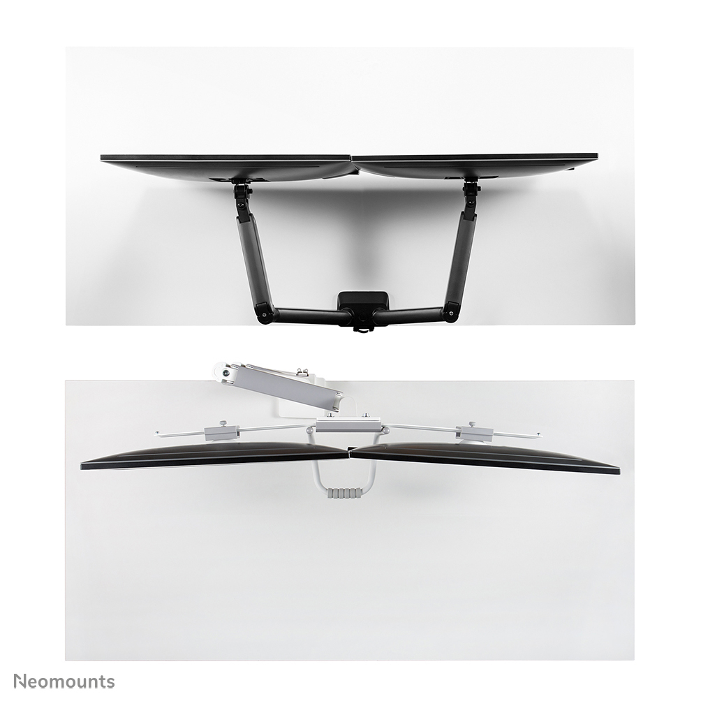 Neomounts Monitor-Tischhalterung - Klemme /Bolzen - 8 kg - 43,2 cm (17 Zoll) - 81,3 cm (32 Zoll) - 100 x 100 mm - Weiß