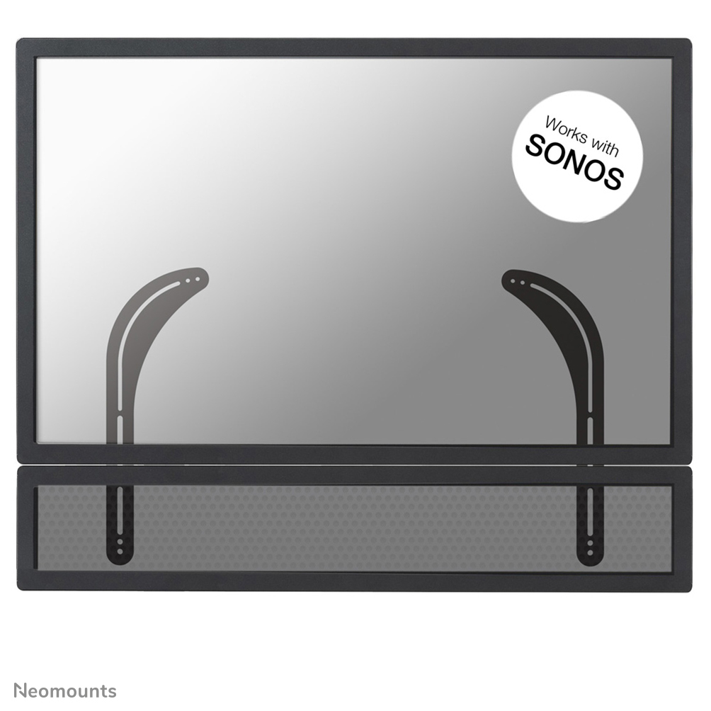 Neomounts NM-USP100BLACK Sonos Soundbar-Halterung - max 15 kg - Bildschirm-Installation Neomounts NM-USP100BLACK Sonos Soundbar-Halterung - max 15 kg - Bildschirm-Installation
