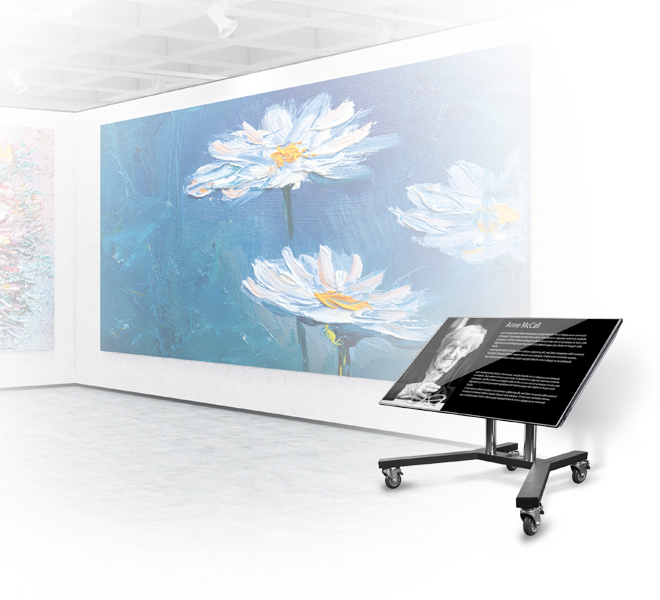 B-TECH SystemX Low Level Flat Screen Trolley (VESA 600 x 400)