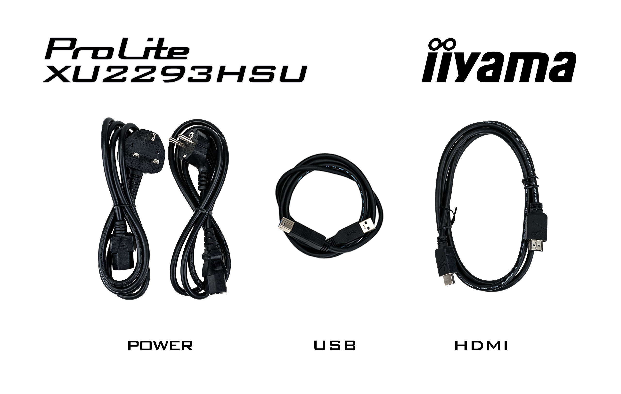 IIYAMA Monitor XU2293HSU-B7 Adapter, Elektronik, Kopfhörer