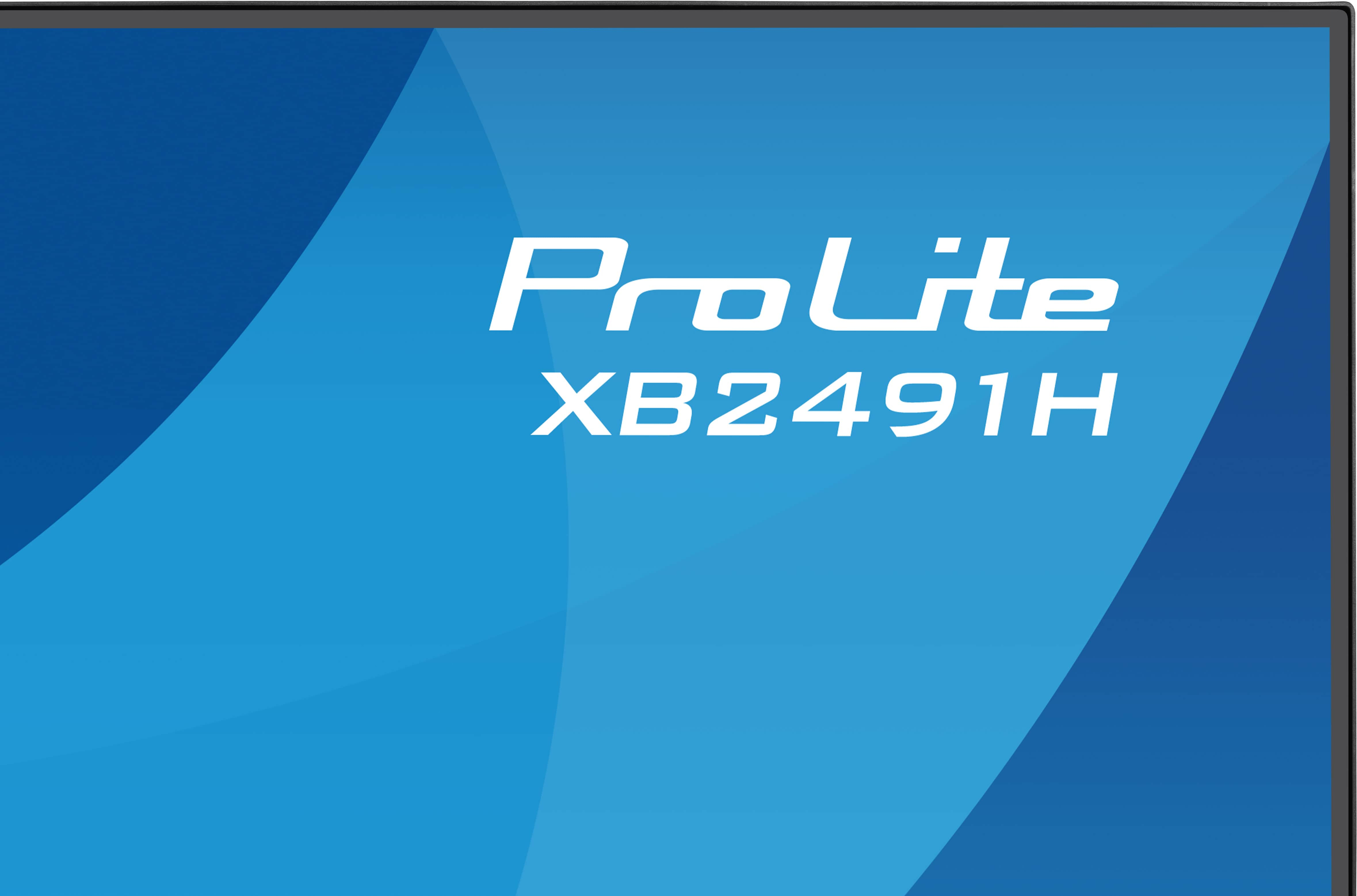 Laptop, Blau, Anzeige, ProLite, XB2491H
