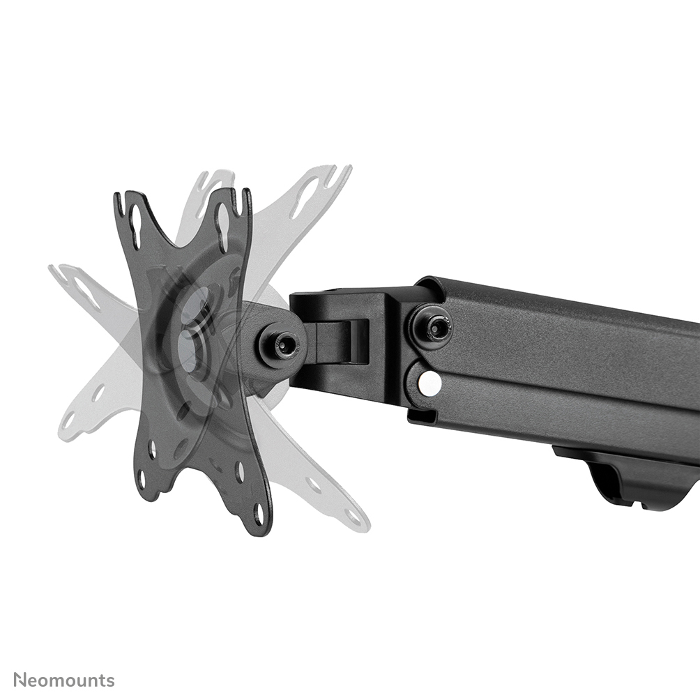 Neomounts Monitor-Tischhalterung - Klemme /Bolzen - 7 kg - 43,2 cm (17 Zoll) - 68,6 cm (27 Zoll) - 100 x 100 mm - Schwarz