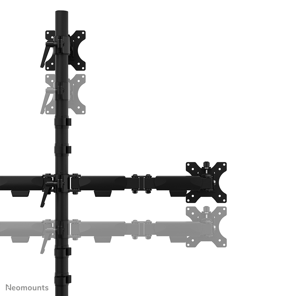Monitorarm, Mast, verstellbar, VESA kompatibel, TV-Halterung