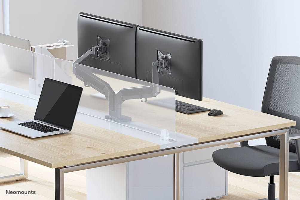 Neomounts Monitor-Tischhalterung - Klemme /Bolzen - 9 kg - 43,2 cm (17 Zoll) - 81,3 cm (32 Zoll) - 100 x 100 mm - Schwarz