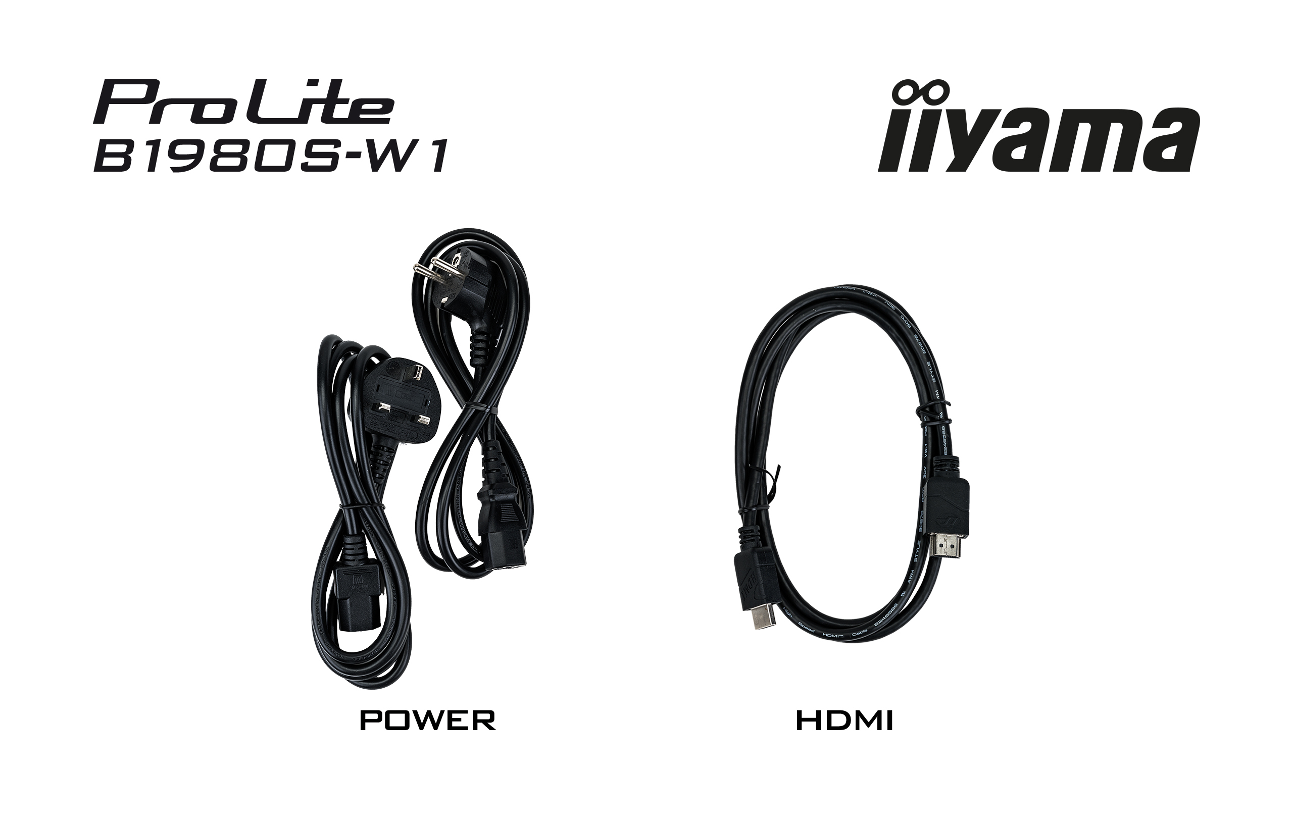 IIYAMA Monitor B1980S-W1 Adapter, Elektronik