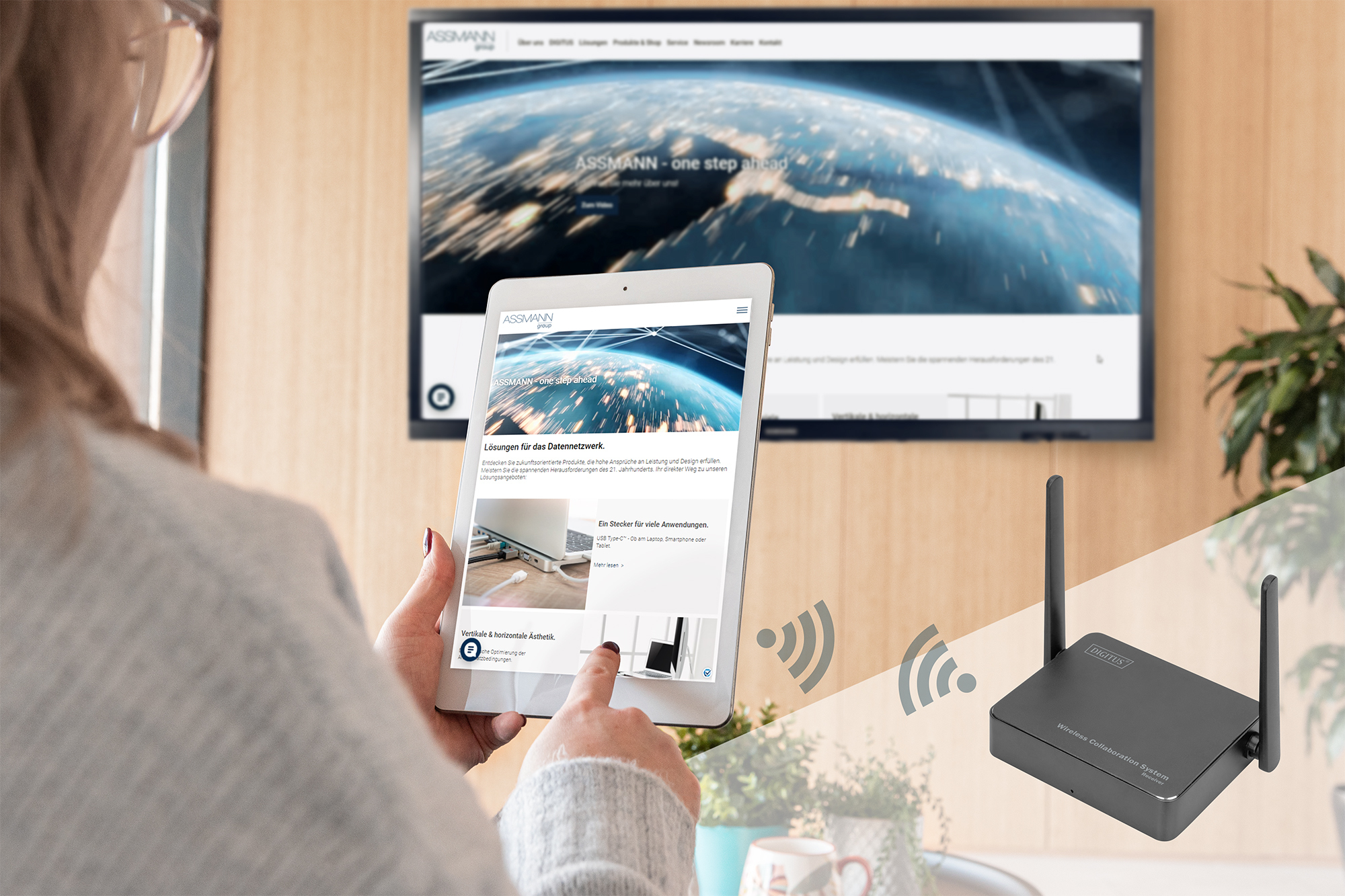DIGITUS Click & Present Pro - Wireless Collaboration System