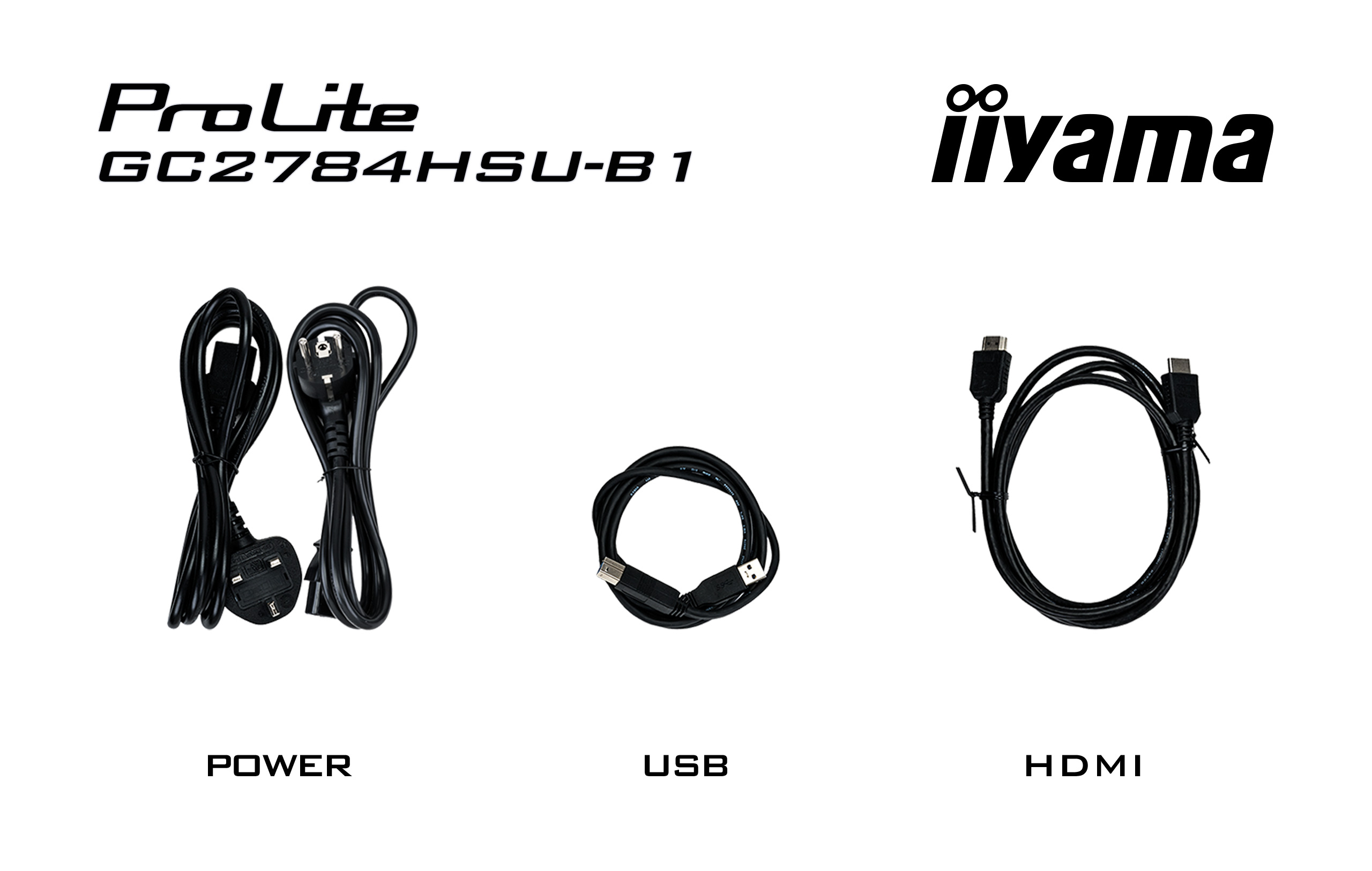 Netzstromkabel, USB-Kabel, HDMI-Kabel, Kabel, Elektronikzubehör