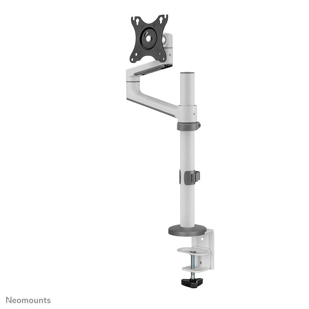 Neomounts Monitor-Tischhalterung - Klemme /Bolzen - 8 kg - 43,2 cm (17") - 68,6 cm (27") - 100 x 100 mm - Weiß