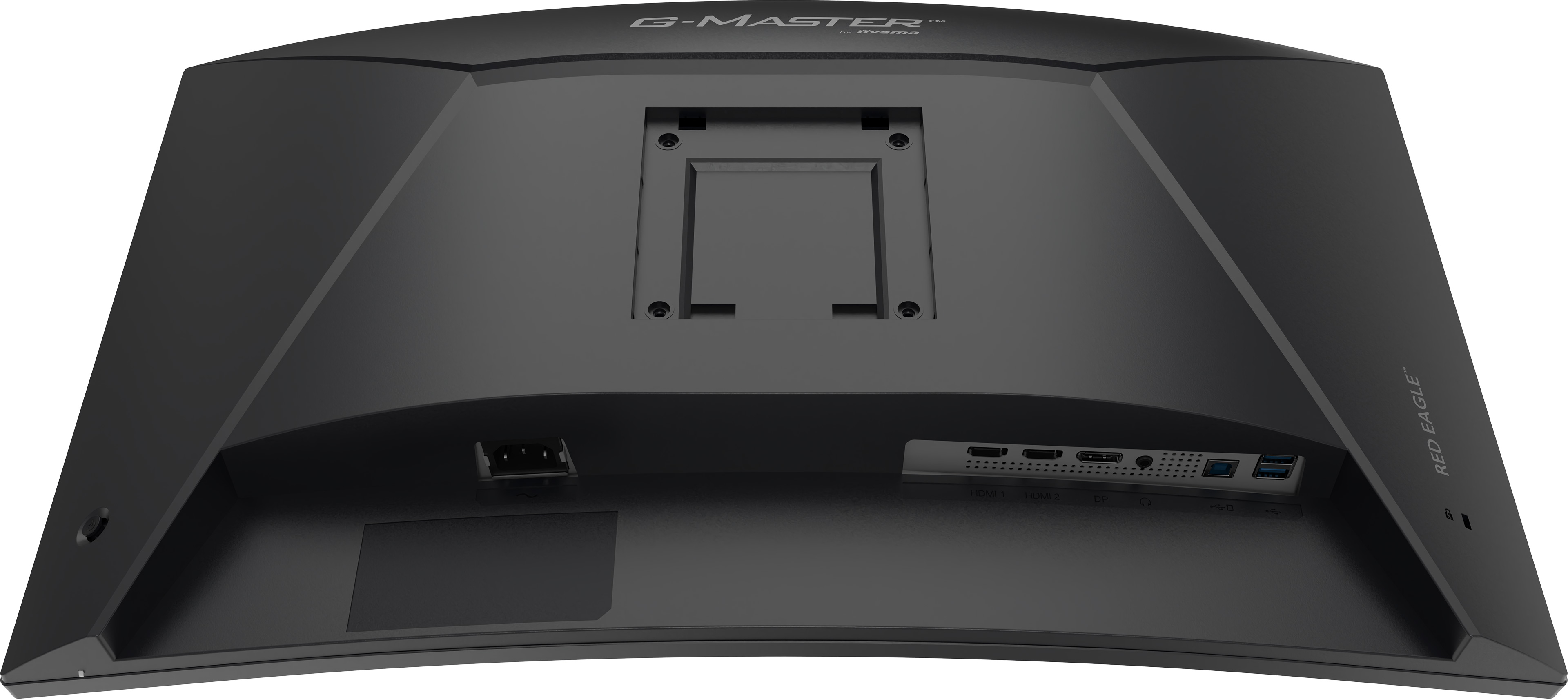 monitor_stand, VESA_mount, HDMI_ports, USB_ports, dunkelgrau