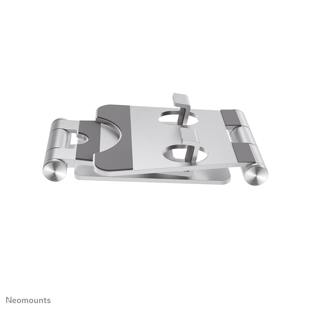 Neomounts Faltbarer Telefon-Ständer - Handy/Smartphone - Passive Halterung - Tisch/Bank - Indoor - Silber