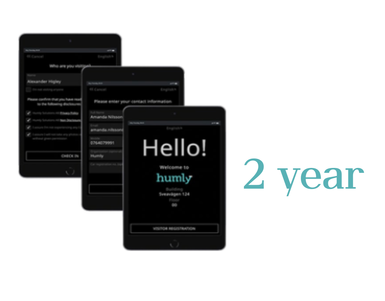 tablet, schwarz, Bildschirm, Hello!, 2 year