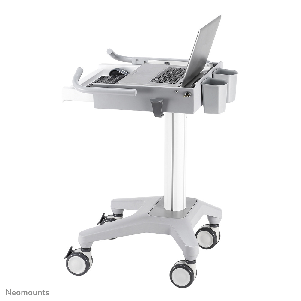 Neomounts Mobiler Laptop-Wagen - Multimedia-Wagen - Weiß - Notebook - 5 kg - 25,4 cm (10 Zoll) - 43,2 cm (17 Zoll)
