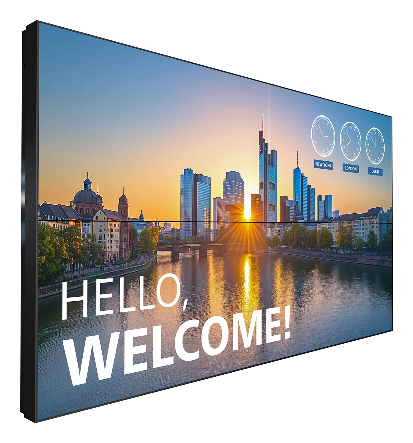 Philips Signage Solution X-Line 55BDL3305X/00 Stadt, Bildschirm, Städtisch, Himmel, Werbung