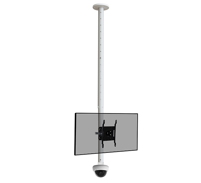 B-TECH SystemV - Adjustable Drop Ceiling Mount, 0.8-1.5m, Ø38mm Pole