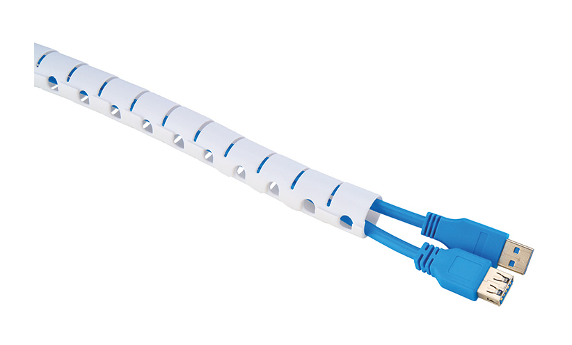 USB Hub-Kabel, Verlängerungskabel, weißes Kabel, blaue Stecker, Multiport-Kabel