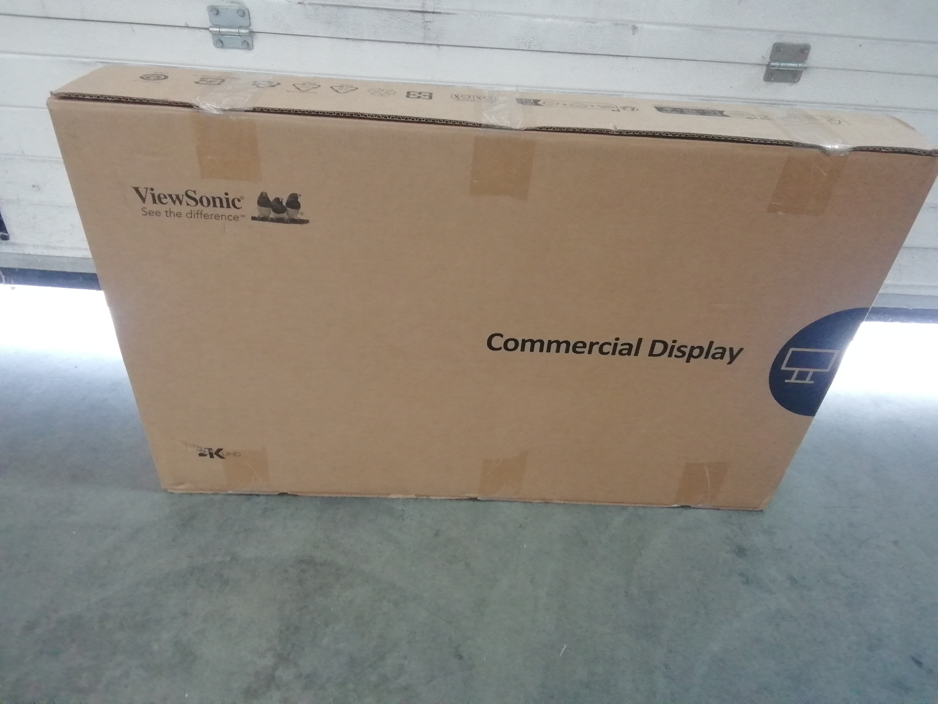 Commercial Display, ViewSonic, 2K, Box, Verpackung